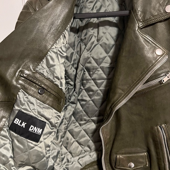 BLK DNM Men's Motorcycle Jacket - Picture 3 of 4